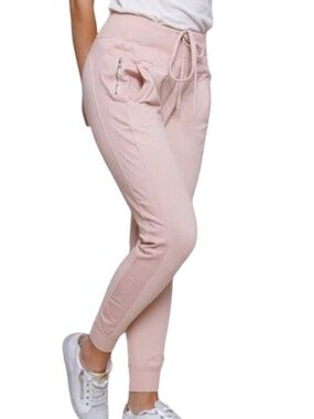 Suzy D London Ultimate Joggers Petal Pink Zip Pocket Pants XL